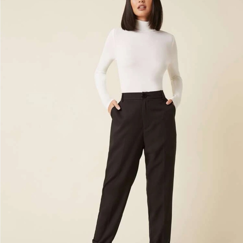 5 colors available— Basic mock Neck stretchy Fitted long sleeves top - Picture 13 of 14